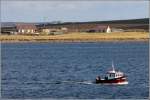 Die SAFELL ist in der Bay of Kirkwall unterwegs. 23.09.2012