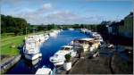 Der Richmond Harbour in Cloondara ist beliebter Anlaufpunkt fr die Freizeitskipper auf dem Shannon. Der von Dublin kommende Royal Canal endet unweit von Cloondara im Shannon. Scan eines Dias vom September 1997.