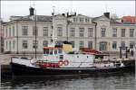 Die JOHN JENNINGS ist ein zu einer Yacht umgebauter ehemaliger Schlepper. Hier liegt sie am 21.05.2013 in Kalmar.