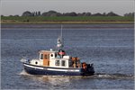 Die ARKA ist am 31.08.2016 Höhe Bremerhaven weseraufwärts unterwegs.