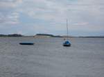 Boote in der Stresower Bucht am 02.Juli 2014.