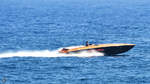 Ein Powerboot auf dem Mittelmeer. (Sliema, Oktober 2017)