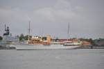 Aufgenommen am 24.06.2012 im Hafen von Kopenhagen ,liegt die königlich dänische Yacht  Dannebrog 