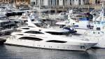 Die Yacht Illusion am 28.10.2013 im Hafen von Monte Carlo.