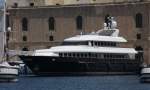 Superyacht O´TARI am 13.5.2014 im Hafen Valletta in Malta.