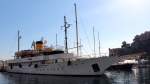 Die Yacht RS Eden am 28.10.2013 im Hafen von Monte Carlo.