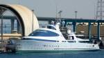 Die Yacht Yas am 14.11.2012 im Hafen von Abu Dhabi.