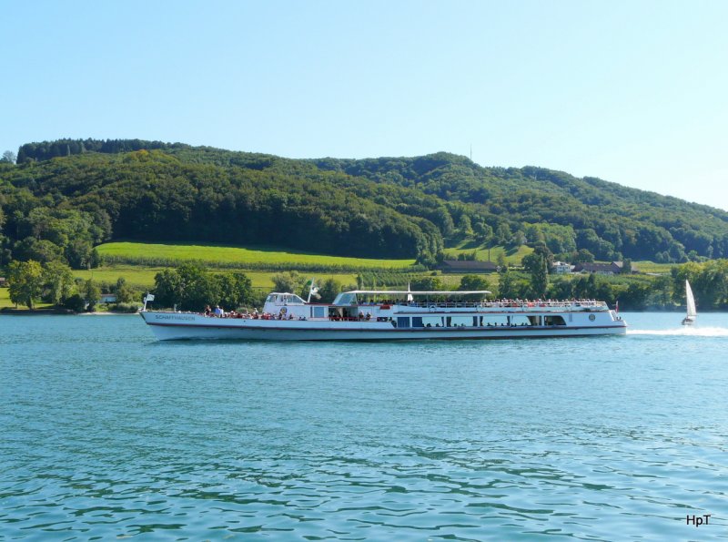 Untersee und Rhein - MS SCHAFFHAUSEN unterwegs auf dem Rhein-Untersee am 31.08.2009