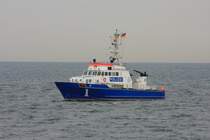 Hamburger Polizeiboot B�RGERMEISTER BRAUER im Hafen von Helgoland am 29.07.2009!