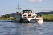 Die Holzminden in der H�he von Latferde auf der Weser!