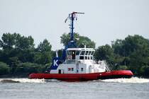 Die Tumak IMO-Nummer:8521127 L�nge:27.58m Breite:9.12m Baujahr:1987 vor Hamburg Teufelsbr�ck am 08.08.09. 