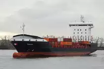 Die Tongan IMO-Nummer:9371402 Flagge:Deutschland Lnge:140.0m Breite:22.0m luft am 12.12.09 in Hamburg ein.