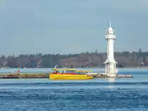 Ausflugsboot Helios unterwegs in Genf am 11.12.2009