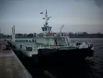 Die zweite Autofhre  Breitling  die auch zwischen Warnemnde und Hohe Dne pendelt lag in Warnemnde.