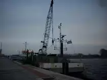 Der  Steinbutt  festgemacht in Warnemnde.