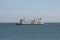 Die  Rungholt  der W.D.R. (IMO 9038660, Bj. 1992) am 27.04.2010 vor dem Einlaufen in Wyk/Fhr.