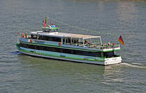 Die  Rheinperle , unterwegs mit Touristen in K�ln - 21.09.2010