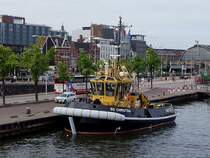 SD-CHRISTINA;20x9mtr; Typ ASD Tug 2009 hat eine Zugkraft von 24 Tonnen, und wartet in Amsterdam auf weitere Eins�tze;100903