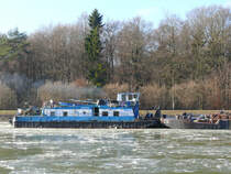 Stromschubschiff NAWA S2, Wroclaw (Breslau), Polen, (08351039) auf dem Elbe-Seitenkanal (ESK) in Richtung Scharnebeck; 28.01.2011
