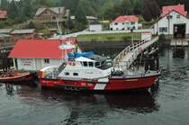 Kanadischer Seenotrettungskreuzer in Bamfield