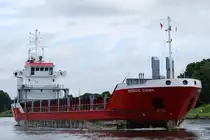 Die am 26.06.11 auf dem Nord-Ostsee-Kanal in Richtung Brunsb�ttel fahrende Nordic Diana ex Doggersbank IMO-Nummer:9116010 Flagge:Niederlande L�nge:90.0m Breite:14.0m Baujahr:1996 Bauwerft:De Hoop Foxhol,Hoogezand Niederlande.