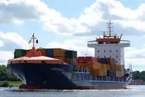 Die Jork Ruler ex Eucon Leader IMO-Nummer:9328027 Flagge:Zypern L�nge:141.0m Breite:21.0m Baujahr:2006 Bauwerft:Damen Shipyard Galatz,Galati Rum�nien aufgenommen im Nord-Ostsee-Kanal am 26.06.11