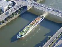 A-ROSA DONNA hat die Schanzlbr�cke bei Passau Donauabw�rts unterfahren;110612