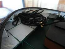 KARL MORITZ (Detail) am 2.7.2012, Baufortschritt: Deck achtern /
Modell des Hafenschleppers   Karl Moritz  ex  Fairplay I  im Ma�stab 1:33, entstanden  aus dem HEGI-Baukasten  Fairplay V     
