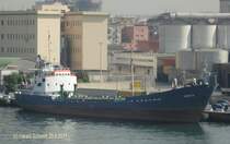 GIORITA (IMO 5192626) am 20.5.2011, Neapel/Italien / 
ex KONG GUTTORM (1958-1975) / Eigner: Vetor-Anzio, Italien, Flagge Italien, Heimathafen: Neapel /
Wein-Tanker / L�a 67 m, B 10 m, Tg 4,9 m / GT 927 / 1958 bei Cant. Nav. Pellegrino, Neapel,Italien /
