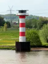 Der Leuchturm Stadersand Unterfeuer, Aufgenommen am 23.05.2013