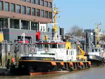 Die Weserlotse am 03.04.2013 im Hafen von Bremerhaven.