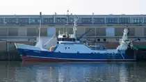 Der Fischkutter Susanne am 04.03.2013 im Hafen von Cuxhaven.