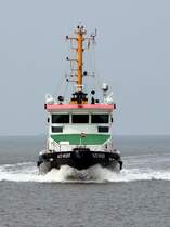 Die Alte Weser am 15.08.2013 vor Wremen.