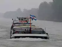 SAALE(04003460;L=99,9; B=9mzt.;1664to;760PS; Bj.1969)Donauaufwärts bei Hainburg; 130828