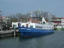 Die  LAMARA  hat ihren Heimathafen in Baabe zu Ausflugsfahrten kommt das Schiff auch nach Lauterbach wo ich das Schiff,am 20.April 2014 fotografierte.