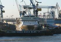 Norwegian Star zur Verl�ngerung um 30m bei Blohm+Voss
24.11.2007 