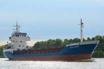 Auch schon mal erwischt die Halland IMO-Nummer:8518558 Flagge:Deutschland Länge:82.0m Breite:13.0m Baujahr:1986 Bauwerft:Cassens Werft,Emden Deutschland hier am 18.05.14 im Nord-Ostsee-Kanal bei Fischerhütte