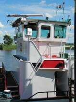 Steuerhaus des sehr gepflegt aussehenden TMS Dettmer Tank 51 (04014550) am 24.05.2014 in Tangermünde