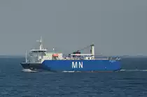 MN TOUC AN, Frachtschiff, Heimathafen Marseille.IMO: 9112466,L: 116,07m, B:20,32m, Baujahr: 1995. Kreuzt auf der Ostsee bei Trelleborg am 23.07.2014.