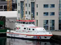 Die Ulabrand am 26.07.2014 im Hafen von Bergen.