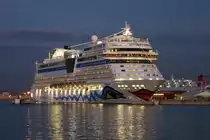 AIDAmar hat am 20.12.2014 in Palma de Mallorca festgemacht.