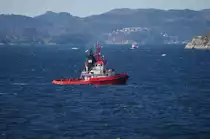 Der norwegische Schlepper Max Mammut am 14.05.15 in Bergen (NOR)