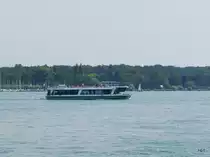 MS Delphin unterwegs vor Konstanz am 12.07.2015