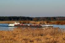 TMS Dettmer Tank 116 (04802310 , 86 x 9m) am 17.03.2016 bei Sandau auf Elbe-Bergfahrt.