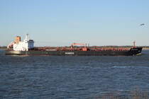 BALTIC ADVANCE , Tanker , IMO 9299862 , Baujahr 2006 , 183 x 27m , 15.03.2016 Grünendeich