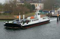 Warnow Autofähre Breitling am 18.03.16 in Rostock