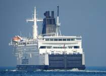 Fährschiff Prins Joachim der Reederei Scandlines ausgehend Rostock nach Gedser am 19.03.16
