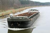 GMS Silvia (06002763 , 85 x 9m) war am 05.04.2016 im Elbe-Havel-Kanal zw. Schleuse Wusterwitz und Genthin unterwegs.