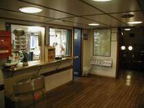 M/S  Lofoten  - Zahlmeisterb�ro; 03.02.2003, s�dgehend