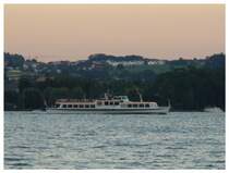 BSG - MS CHASSERAL auf Extrafahrt auf dem Bielersee am Abend des 31.07.2007